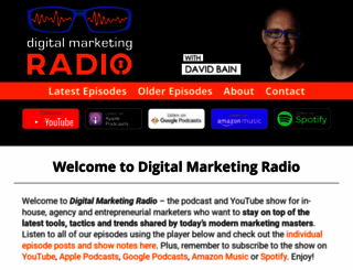 digitalmarketingradio.com screenshot