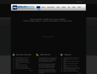digitalmenuscreens.com screenshot