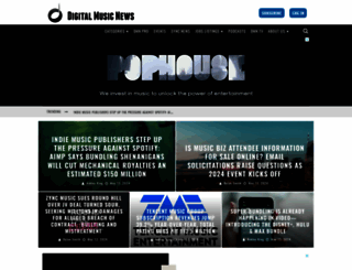 digitalmusicnews.com screenshot
