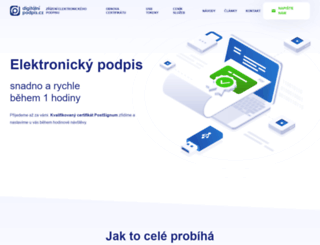 digitalni-podpis.cz screenshot