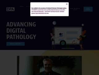 digitalpathologyassociation.org screenshot