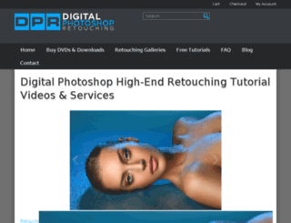 digitalphotoshopretouching.com screenshot