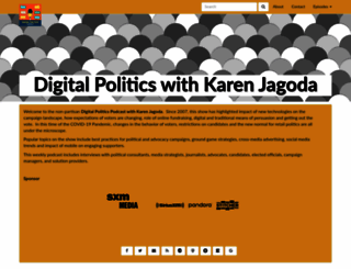 digitalpoliticsradio.com screenshot