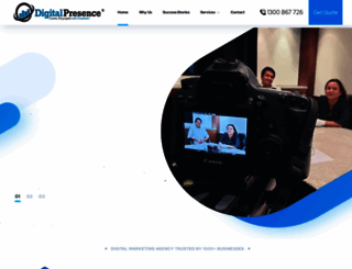 digitalpresence.com.au screenshot
