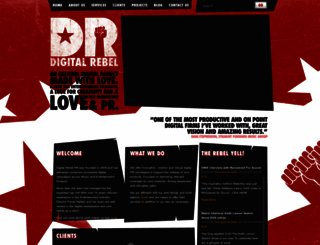 digitalrebelpr.com screenshot