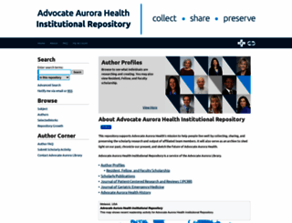 digitalrepository.aurorahealthcare.org screenshot