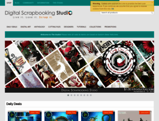 digitalscrapbookingstudio.com screenshot