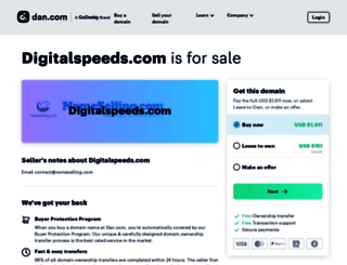 digitalspeeds.com screenshot
