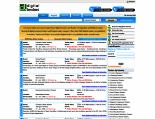 digitaltenders.in screenshot