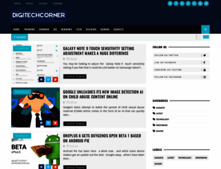 digitechcorner.com screenshot