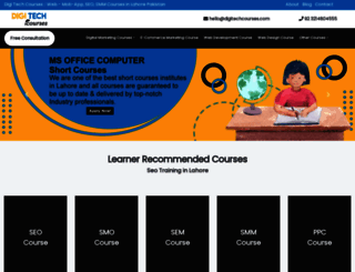 digitechcourses.com screenshot
