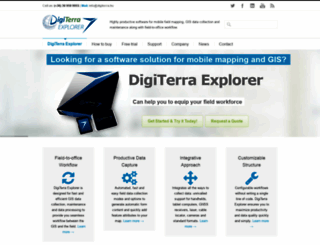 digiterraexplorer.com screenshot