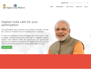 digitizeindia.gov.in screenshot