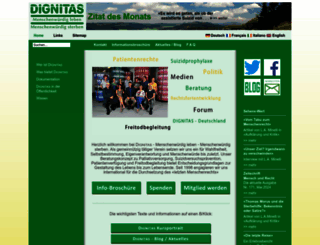 dignitas.ch screenshot
