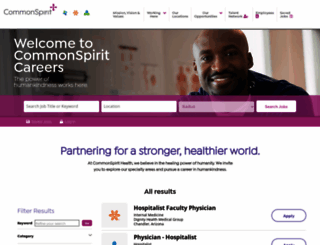dignityphysiciancareers.org screenshot