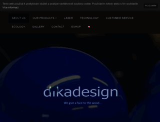 dikadesign.cz screenshot