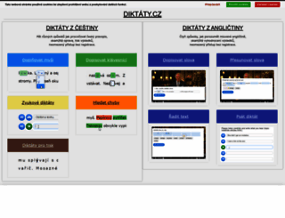 diktaty.cz screenshot