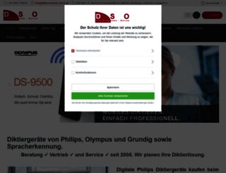 diktiersysteme-online.de screenshot