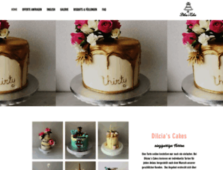 dilcias-cakes.ch screenshot