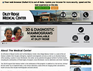 dileyridgemedicalcenter.com screenshot