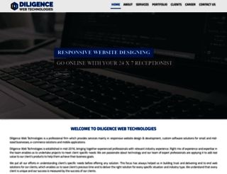 diligencewebtechnologies.co.in screenshot