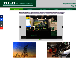 diligentinstruments.com screenshot