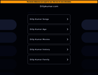 dilipkumar.com screenshot