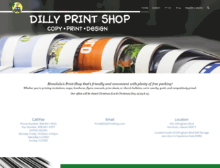 dillyprintshop.com screenshot