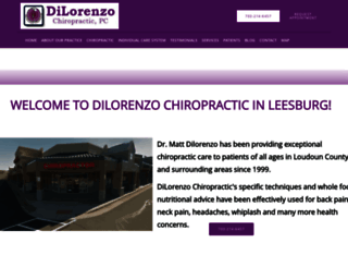 dilorenzochiropractic.com screenshot