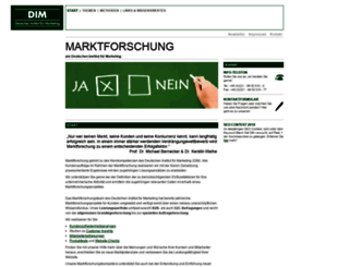 dim-marktforschung.de screenshot