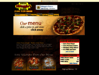 dimaggiospizza.com screenshot