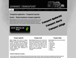 dimaro-transport.ro screenshot