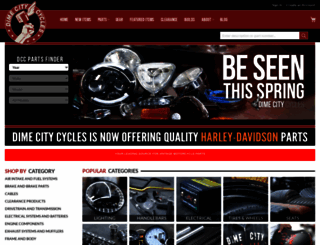 dimecitycycles.com screenshot