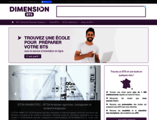 dimension-bts.com screenshot