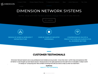 dimension-networks.ie screenshot