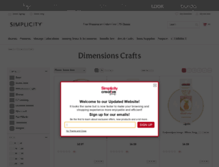 dimensions-crafts.com screenshot