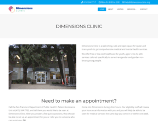 dimensionsclinic.org screenshot