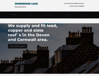 dimensionslead.com screenshot