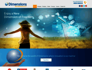 dimensionslive.com screenshot