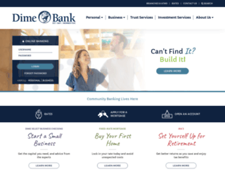 dimesavingsbank.com screenshot