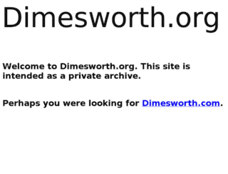 dimesworth.org screenshot
