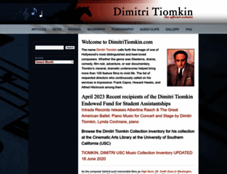 dimitritiomkin.com screenshot