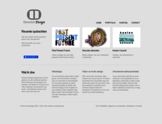 dimmickdesign.nl screenshot