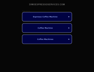 dimoespressoservices.com screenshot