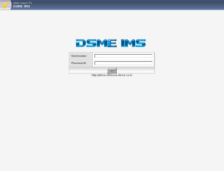 dims-offshore.dsme.co.kr screenshot