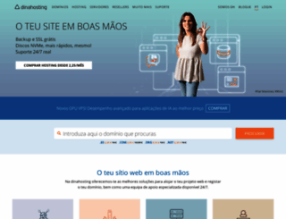 dinahosting.pt screenshot