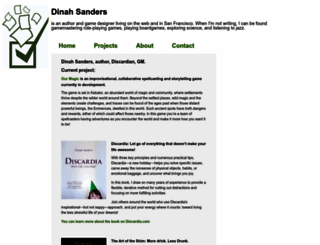 dinahsanders.com screenshot