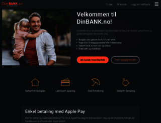 dinbank.no screenshot