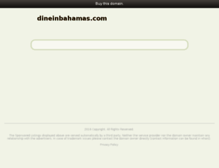 dineinbahamas.com screenshot