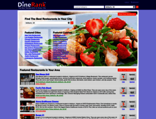 dinerank.com screenshot